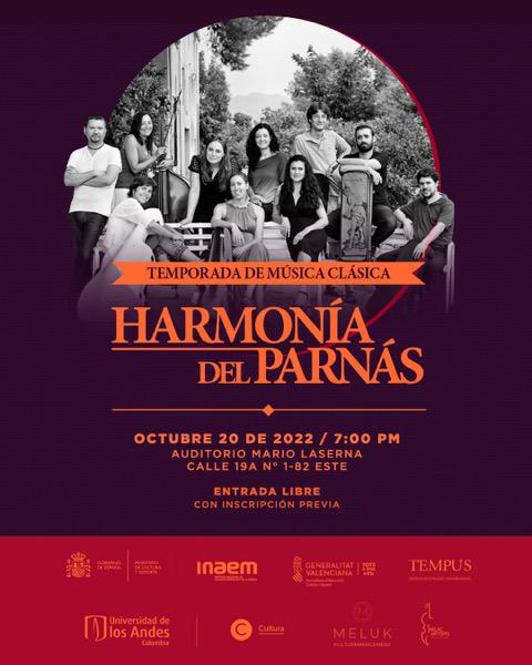 HdelParnas's tweet photo. Ya desde #Bogota os invitamos a nuestro próximo concierto en @Uniandes que será mañana a las 19 hora local

#HarmoniadelParnàs #Música #Earlymusic #Concierto #GiraHP #Baroque #Barroco https://t.co/UjlOx4UlhR