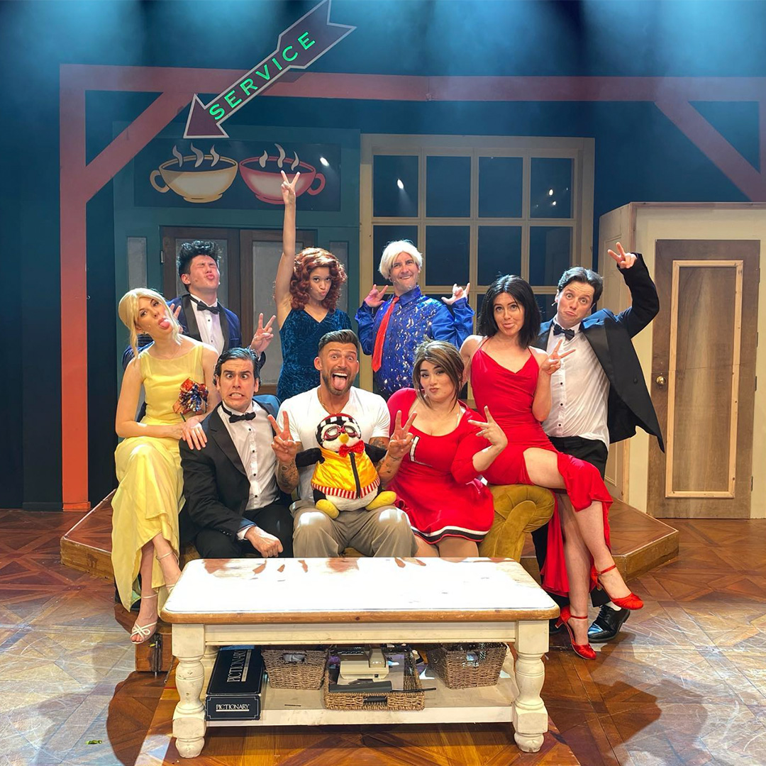 APAWhatsOn's tweet image. Move aside, Central Perk. We have it covered ☕ 

Grab your leather pants, get your cheesecake ready and get yourself over to His Majesty’s Theatre for @FriendsicalLive!

Arriving TOMORROW and featuring special guest star @JakeQuickenden: bit.ly/3DqleRU