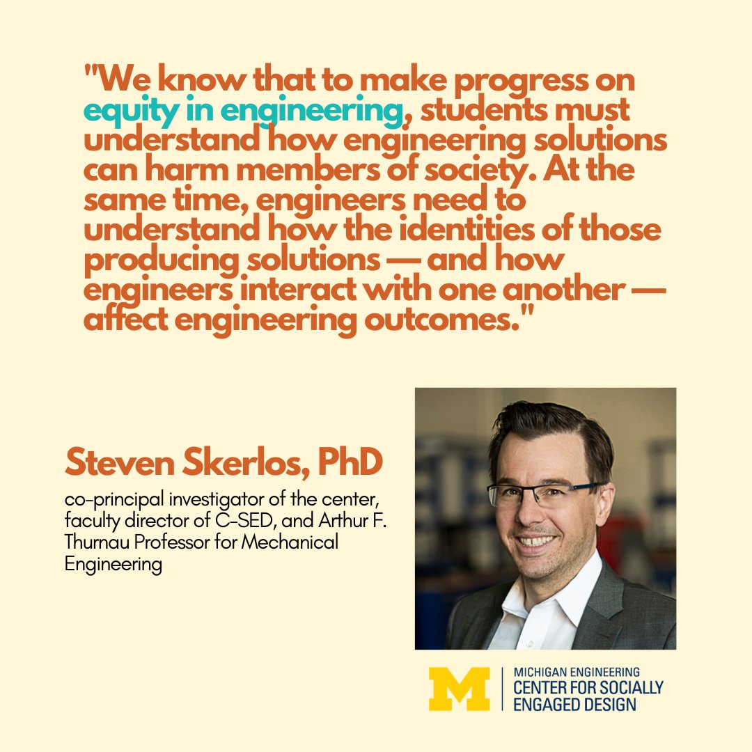 CSEDatUMICH's tweet image. Don&apos;t miss @UMengineering&apos;s announcement of 1.2M to fund equity-centered engineering curriculum! record.umich.edu/articles/1-2m-…