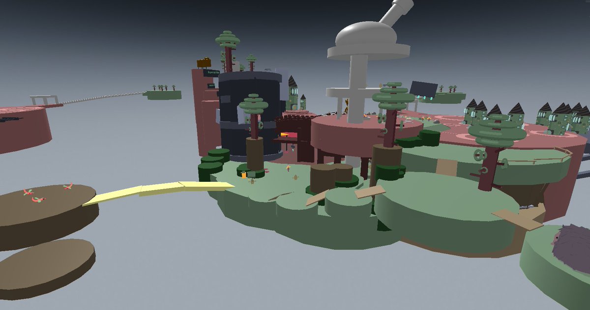 FlatPonies's tweet photo. This was the initial chosen design for the Spaceport in @rebotsgame. Looking back, it wasn’t bad at all, but the design just didn’t work. In the end this one got scrapped and a new one was made from scratch, which turned into the final spaceport.
#Blocktober https://t.co/sxcxhYQkbz