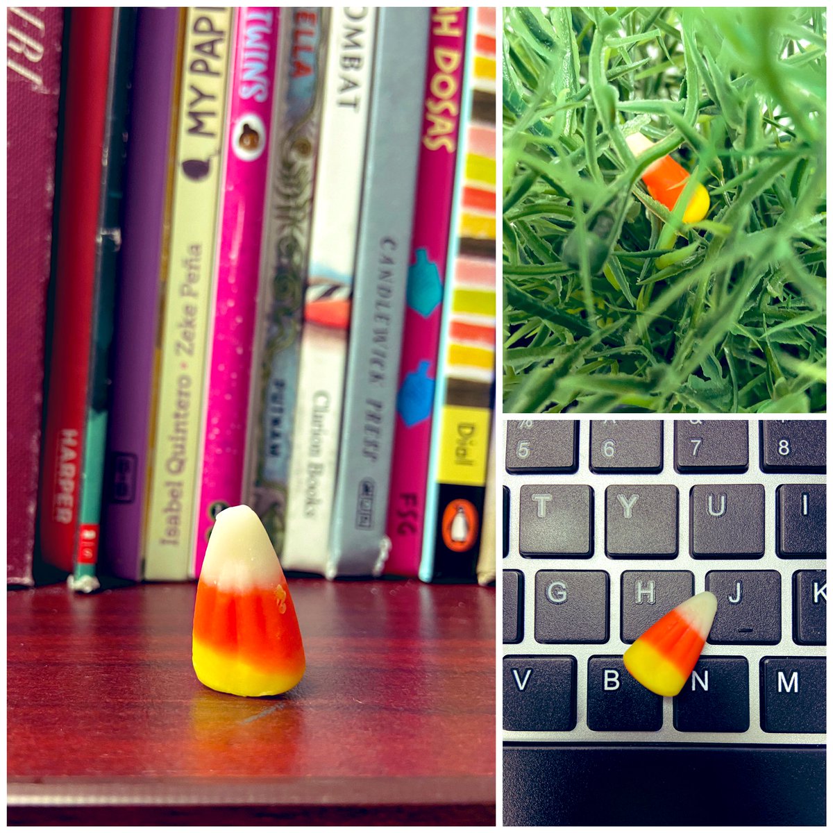 When someone leaves a candy corn trail in your office … #viceprincipallife
