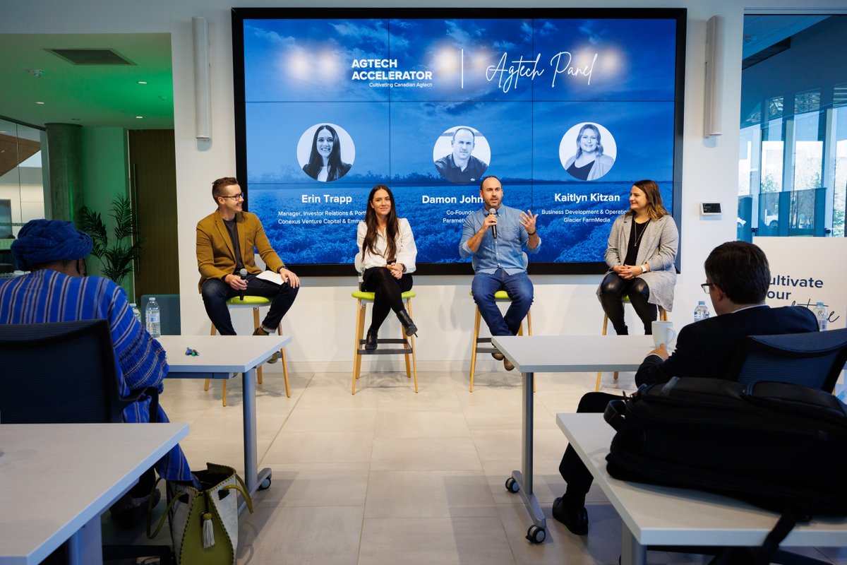 Big #tech on #prairies!

#Saskatchewan’s incoming delegation got a taste of some of the innovation happening in our province at <a href="/cultivatorsk/">Cultivator</a>’s #agtech accelerator.

#ThinkSask