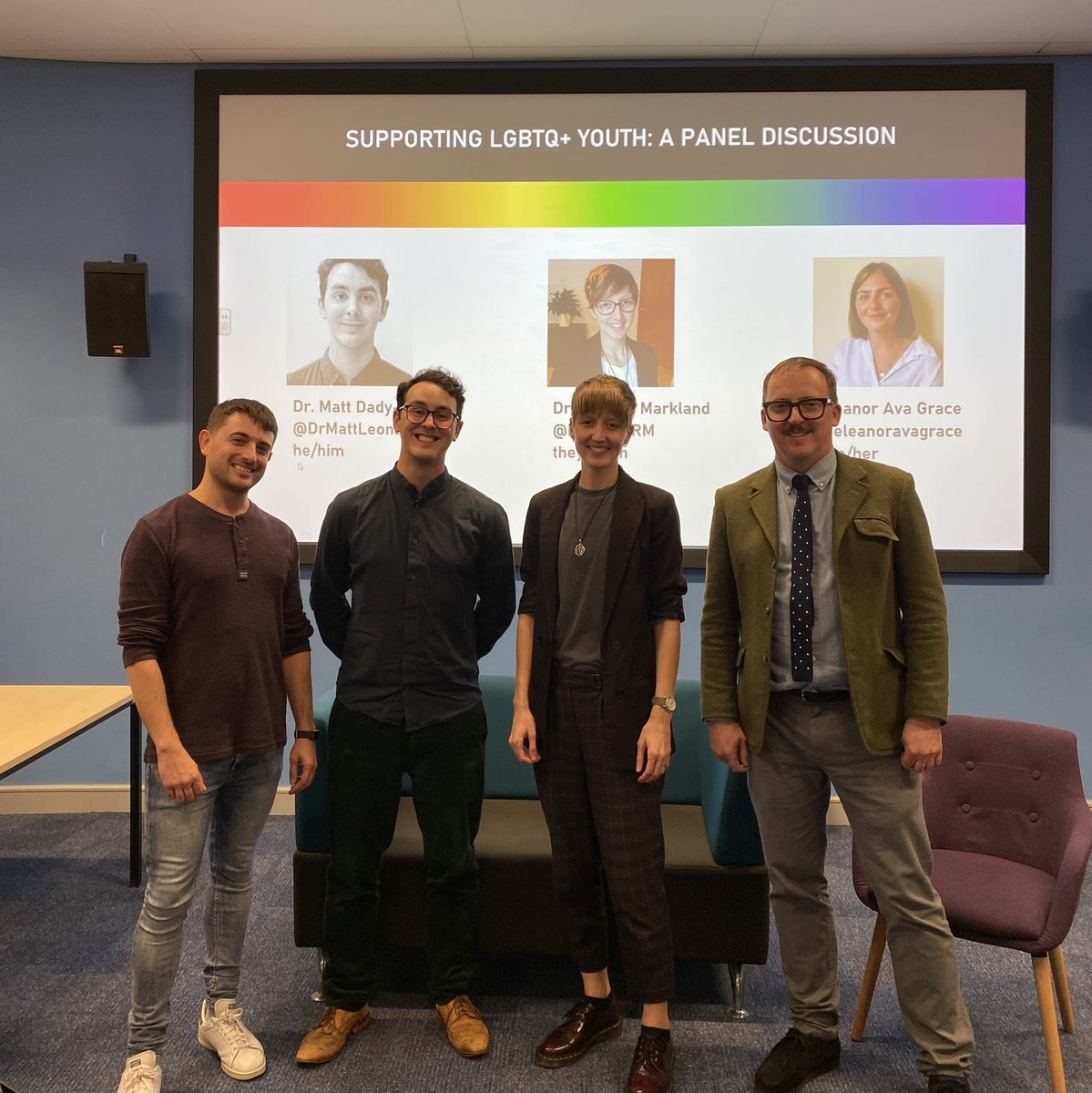 Thrilled to be back with <a href="/YorkPsychology/">York Psychology</a> with <a href="/Beckett_RM/">Dr Beckett Markland</a> discussing the role of education and psychology in supporting LGBTQ+ youth! #twitterEPs #adayinthelifeofan_EP