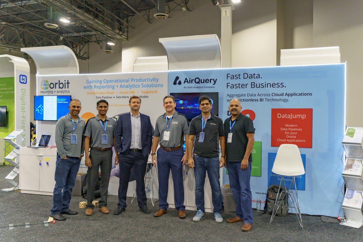 AirQuery's tweet photo. If this was day one of Oracle #CloudWorld 22, we can't wait to see what more it holds for us in the store.
@AirQuery experts were thrilled to meet everyone & discuss how they revolutionize the BI industry.
Visit Booth #404 @ The Venetian Expo, #LasVegas
#airquery #quicklets #ocw https://t.co/SzmvVb2QO6
