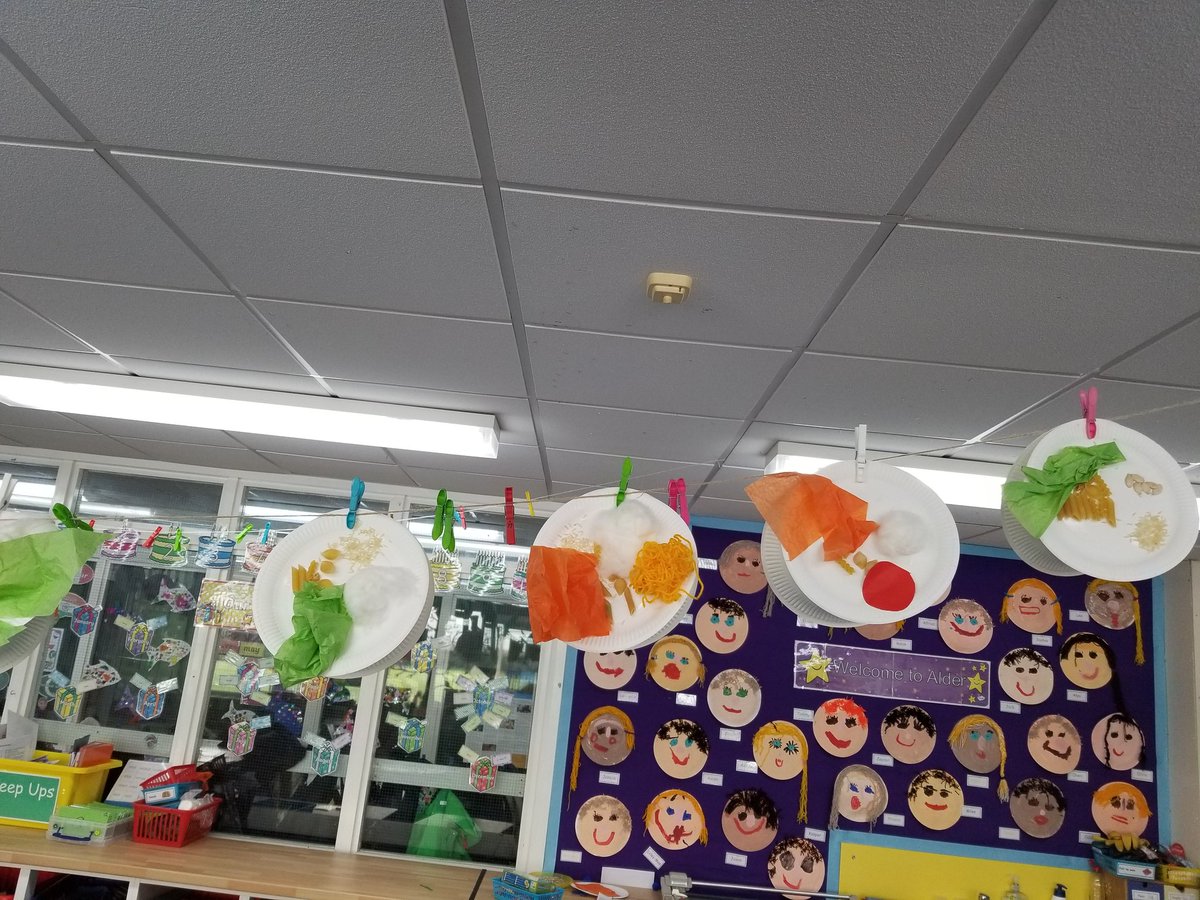 After reading Oliver's Vegtables, reception students had fun creating their well-balanced and healthy meals 🥕🥒🍅🥔