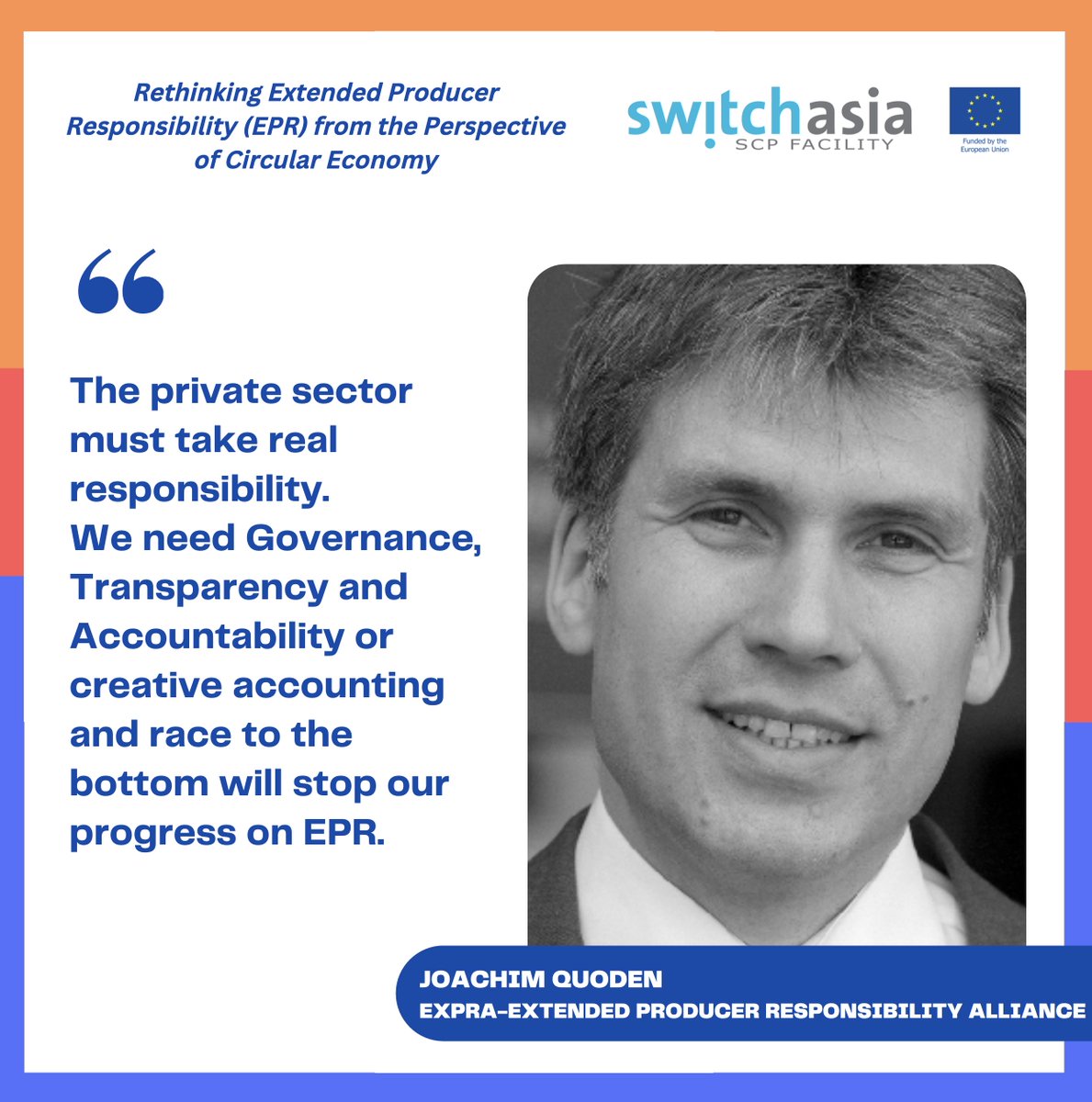 switchasia's tweet photo. 💡 Final thoughts from our @switchasia #EPR webinar by guests @JoachimQuoden #EXPRA and Morton Hemkhaus @amazon. Thank you for joining us and enriching our discussions @EU_Partnerships @karosambhav @lunduniversity https://t.co/hR3zL6s69L