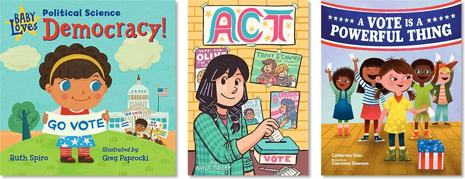 From Board Book to Middle Grade, fiction and nonfiction ... @AMightyGirl has a wonderful collection of Children's Books About Elections &amp; Voting bit.ly/2HMXuwR
