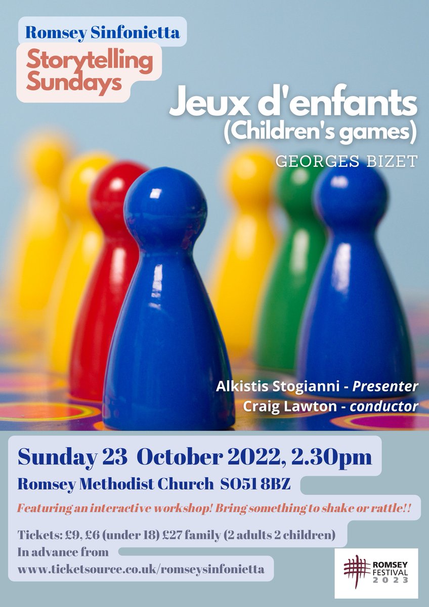 This Sunday! Come and enjoy an informal and interactive concert in #Romsey suitable for all the #family 
<a href="/RomseyMethodist/">Romsey Methodist Church</a>