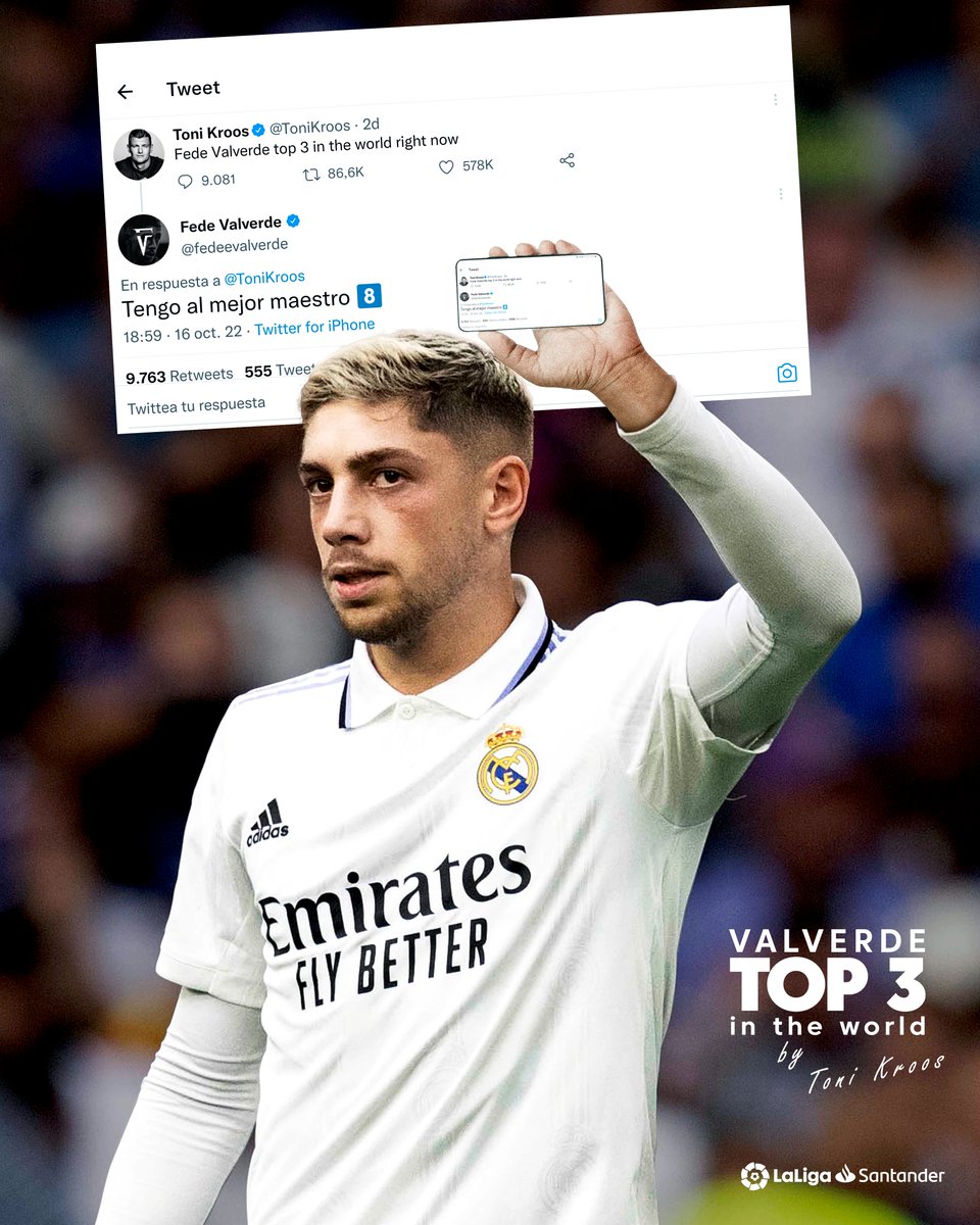 ๐ฟ๐ ๐ข๐๐๐จ๐ฉ๐ง๐ค ๐ ๐ข๐๐๐จ๐ฉ๐ง๐ค... ๐ค
@ToniKroos ๐ฉ๐ช๐๐บ๐พ @fedeevalverde
#LaLigaSantander…