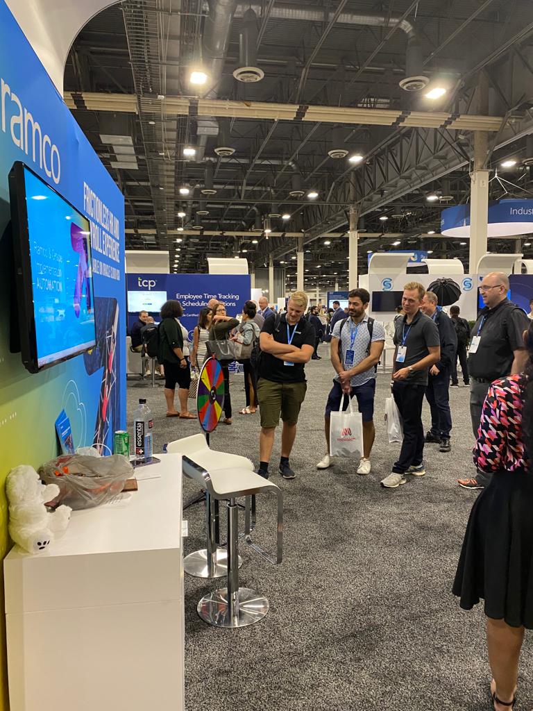 RamcoSystems's tweet image. There&apos;s something for everyone who visits us at booth 425, HR area at @Oracle @cloudworld! #MeetTeamRamco at the event to ignite insightful conversations on frictionless #HR and #Payroll integrations or stop by to spin the wheel to win some exciting goodies!