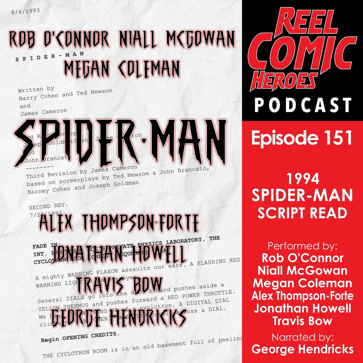 allstarsuperpod's tweet photo. Check out @reelComicHeroes for Rob's performance as Peter Parker in this readthrough of the unmade JAMES CAMERON'S SPIDER-MAN! #SpiderMan #UnmadeMovies #JamesCameron #Marvel #ScriptReadthrough https://t.co/NXseCYgz1C
