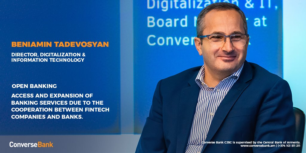 Beniamin Tadevosyan, Head of Converse Bank IT and Digitalization department took part in FinTech Forum 2022, Yerevan Armenia, where Challenges of digitization in the financial sector and the development of Open Banking services were discussed. 
#Banking #openbanking #conversebank