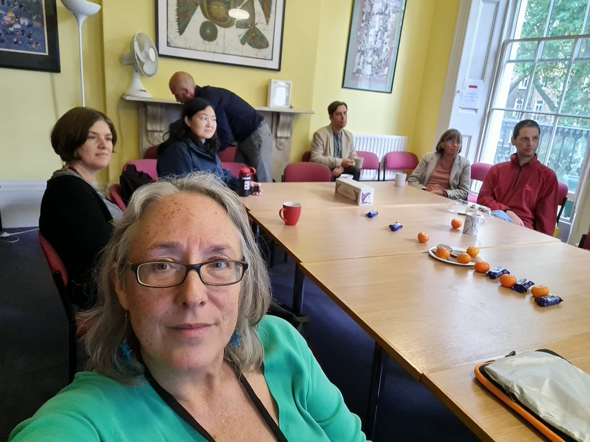 And here's one for today. @EPPI_Centre friends are rocking up and joining us :) #EvidenceTogether