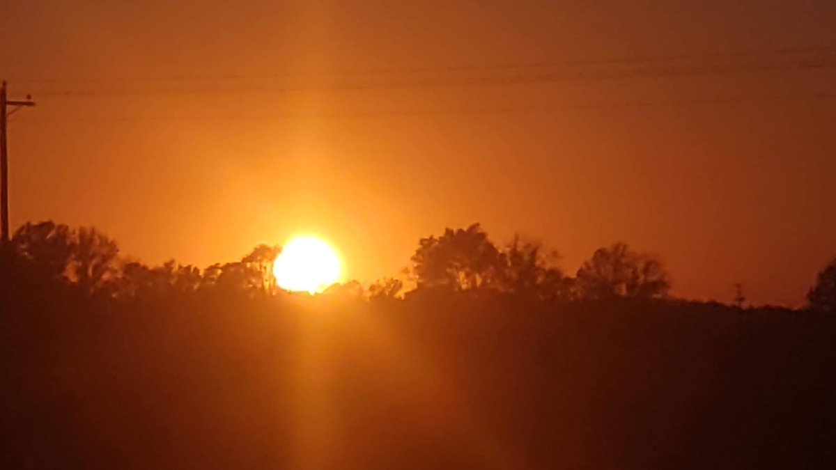 AshleyReneeWx's tweet image. Sunset just north of #IndianolaMS 😍. #mswx #viewerphoto #mississippidelta #SunflowerCountyMississippi