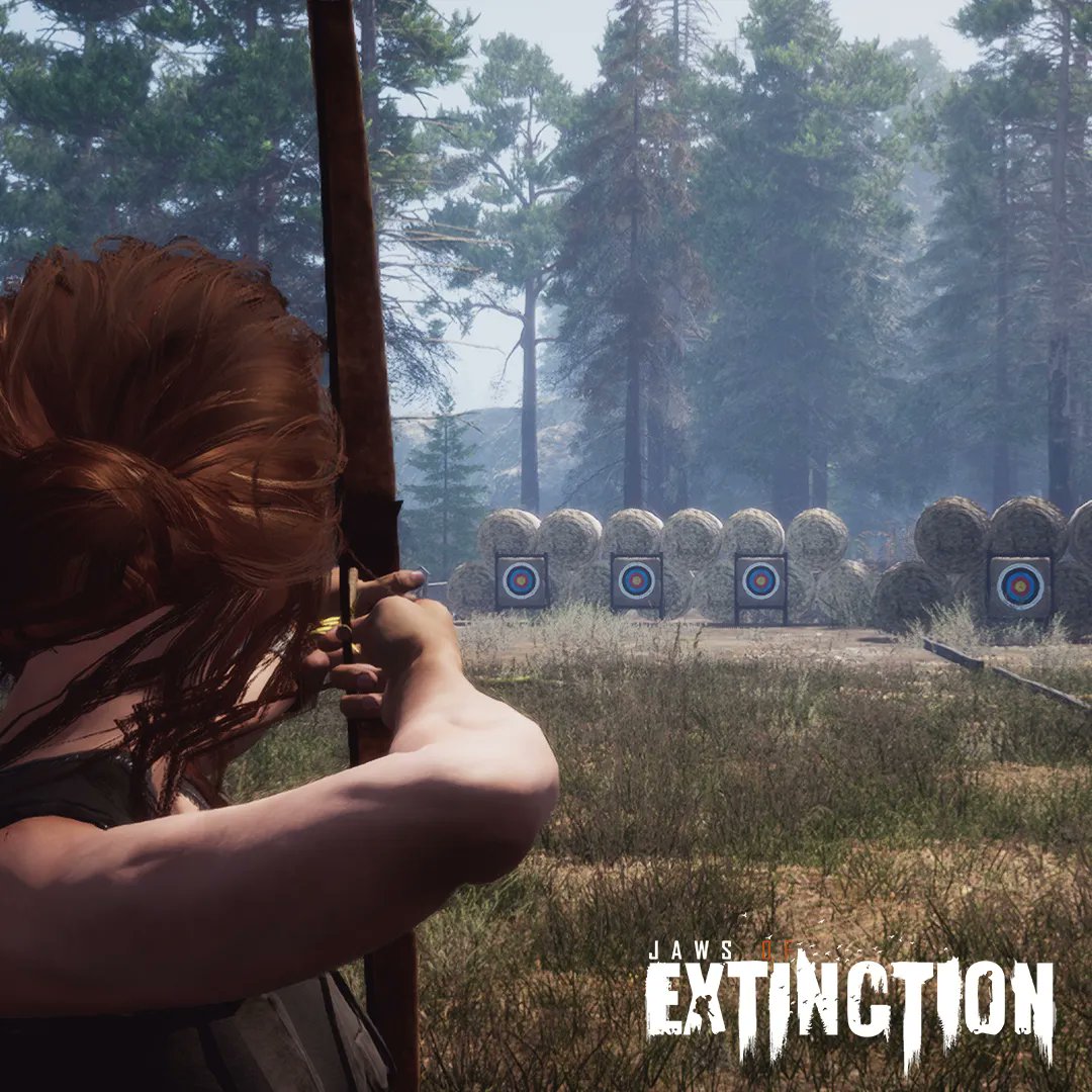 playjoegame's tweet photo. Practice your archery skills at the all new Lake Halcyon Adventure Camp!
#indiegame #indie #gamedev #indiegamedev #indiegames #unrealengine #UE4 #pcgaming #gamedevelopment #jawsofextinction #joe #joegame #playjoegame #steam #epicgames https://t.co/WF2l1Us3La