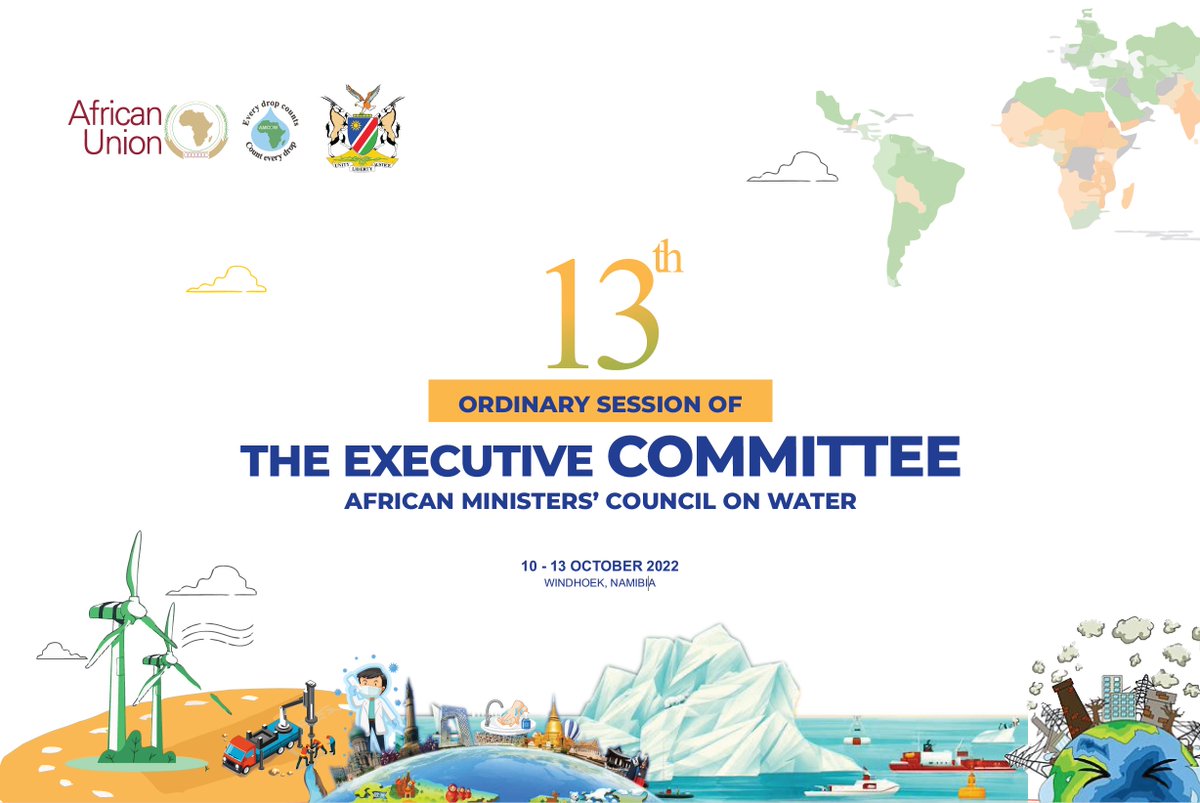 amcowafrica's tweet photo. AMCOW - Decisions of the 13th Ordinary Session of the EXCO - African Ministers' Council on Water < https://t.co/F4jyYIdqxI https://t.co/Y5g6egYFMh