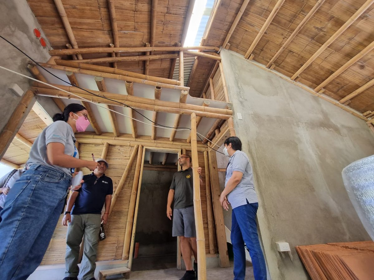 The Philippines' Shelter Venture Lab went on a learning visit to the facilities of Kawayan Collective in Dauin, Negros Oriental, and got a first-hand look at their starter home kit, a sustainable concept that maximizes the use of #bamboo for the construction of #resilient #homes.
