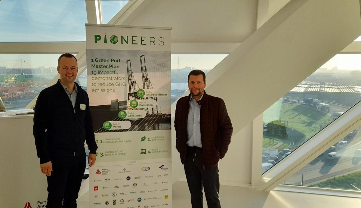 prodevelop's tweet photo. We are pleased to participate to the 1st @PIONEERS_EU  General Assembly at @PortofAntBruges. A very good opportunity to meet face-to-face with the 46 #partners and sum-up one year of #project! https://t.co/gPBMFGsIaa