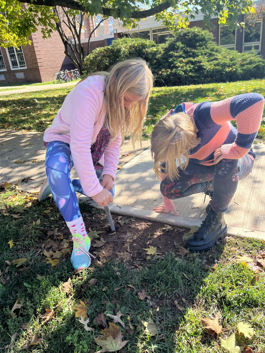 DrHydrogenHC's tweet photo. When soil is the “underdog” in the ecosystem… we are the hype team! #soilprofile #beAGeologist #realWorldSTEM @claudiascotti10 https://t.co/nFgwpqKJ6L