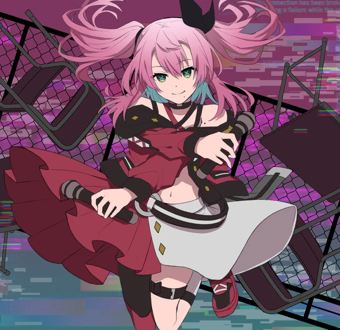 【告知】harevutai所属のヴァーチャルシンガーのmai.様()の『 #バグ 』カバー曲のイラストと動画を担当させて頂きました!高い音もクリアですごく上手なので是非動画の方チェックしてみてください動画はこちら   
