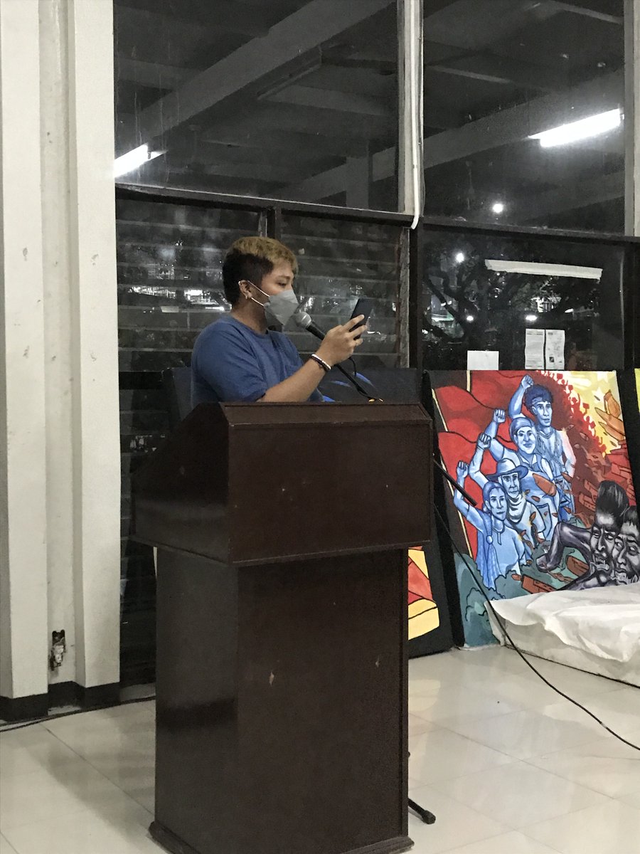 uplbperspective's tweet photo. Nagbigay rin ng solidarity message si Renzo Manguiat ng CFNR.
#LAB2022
#LupaAyBuhay
#DefendAncestralLands
#GenuineLandReformNow https://t.co/foqNJmktMf