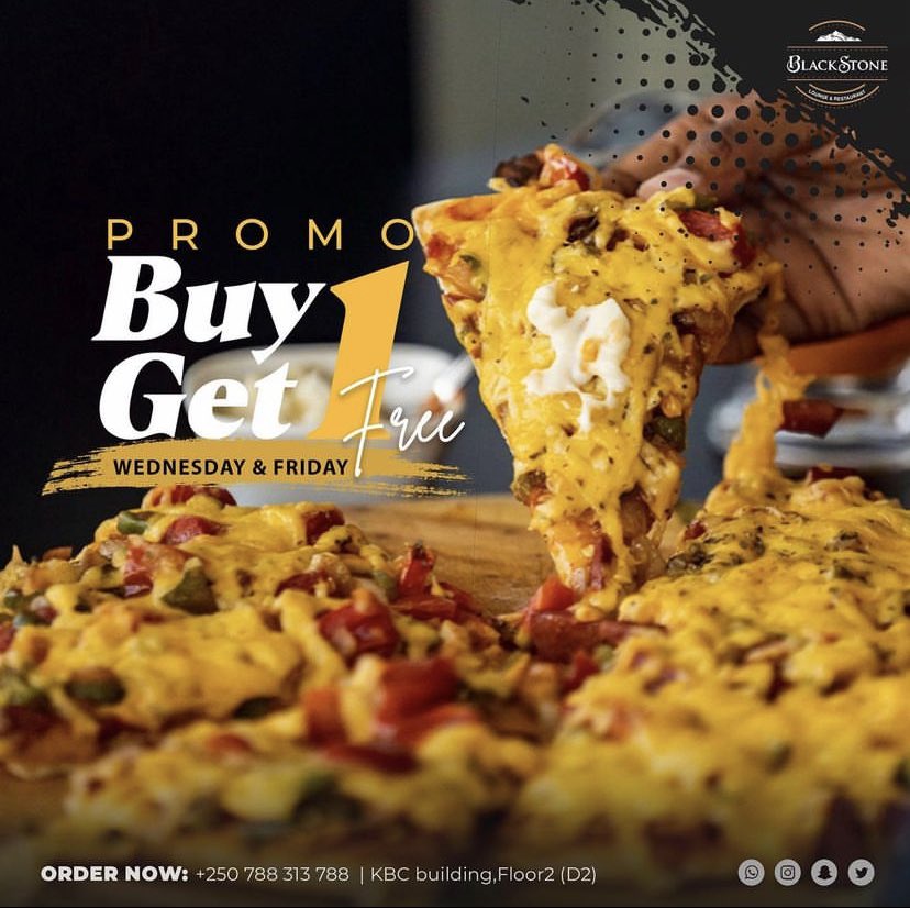 KigaliLounge's tweet photo. If you are seeing this tweet, This should be among your plans today!🤩
•
Are you coming for #pizza PROMO 😋or the #adventure with Ladies?💃
Either way, we got it ALL🔥🥳
•
Calls us for your orders &amp; reservation +250 788 313 788 🚨
#YouKnowTheSpot https://t.co/qHsDr9f2Iq