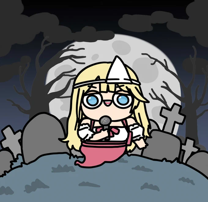 singing Ame ghost#ameliaRT 