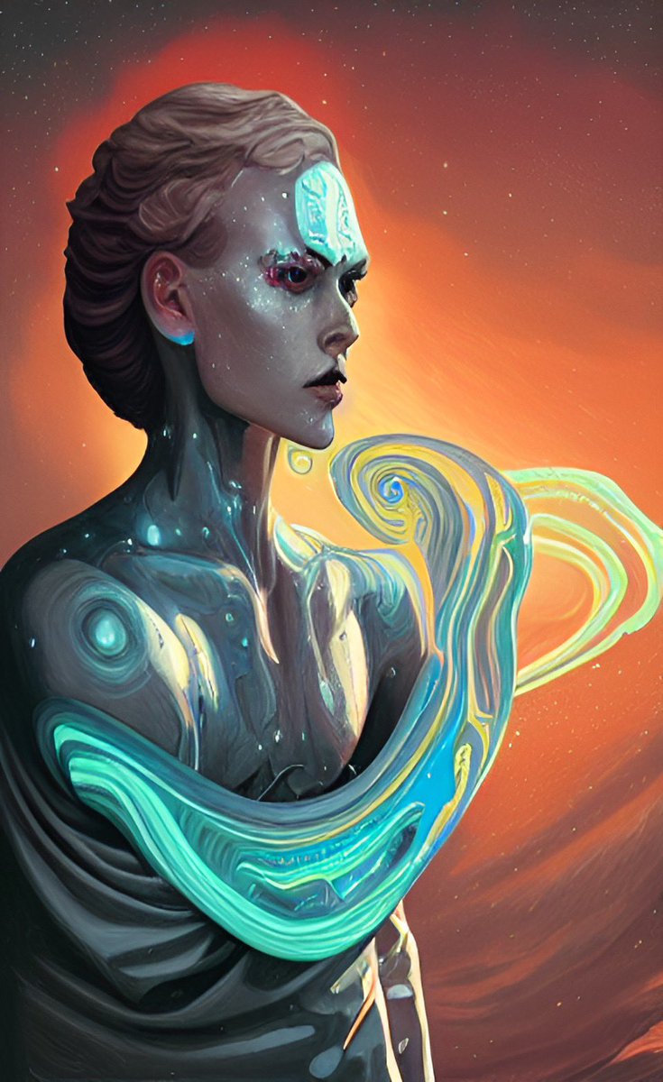 rushpoint_ai's tweet photo. #scifi #robot #fashion #androgynious #aigeneratedart #aiart #aiia #aiartwork #aiartcommunity #art #DreamDiffusion #wombo #wombodream #gay #gayart https://t.co/gvmsxqpbOb