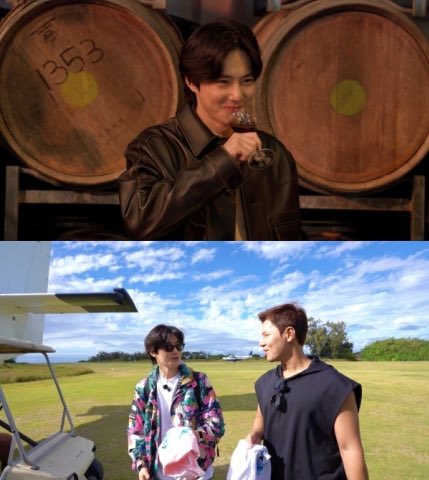 ‘딱 한 번 간다면’ 이규형→수호 6인 6색 매력 대방출 naver.me/IgN2EnC8

수호는 찐친들과의 호주 여행에서 특별한 인생 첫 경험을 하게 됐는데 모두 함께 밟아서 만든 순도 100% 포도즙을 대표로 테이스팅했다. 수호는 포도즙을 원샷하며 남다른 찐친 의리를 인증한다.