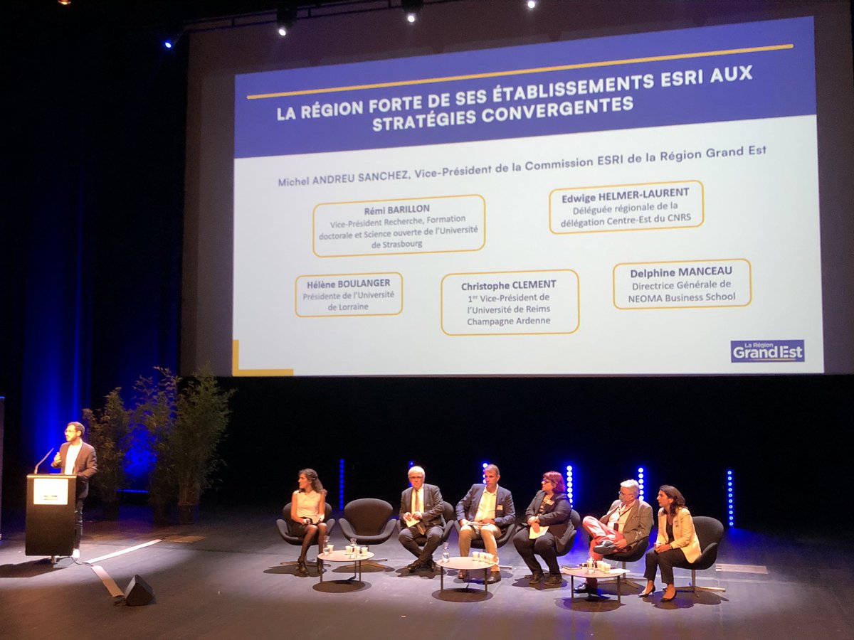Christophe Clément <a href="/Clement_URCA/">Christophe Clément</a> , 1er VP <a href="/universitereims/">Université de Reims Champagne-Ardenne</a> participe à la table ronde du <a href="/regiongrandest/">Région Grand Est</a> sur la stratégie de valorisation de la recherche