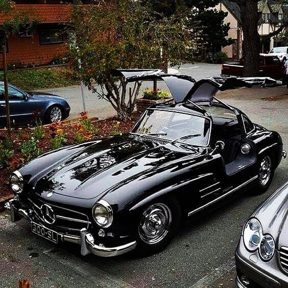 The most beautiful classic car in the world: 1954 Mercedes 300 SL 🦅
