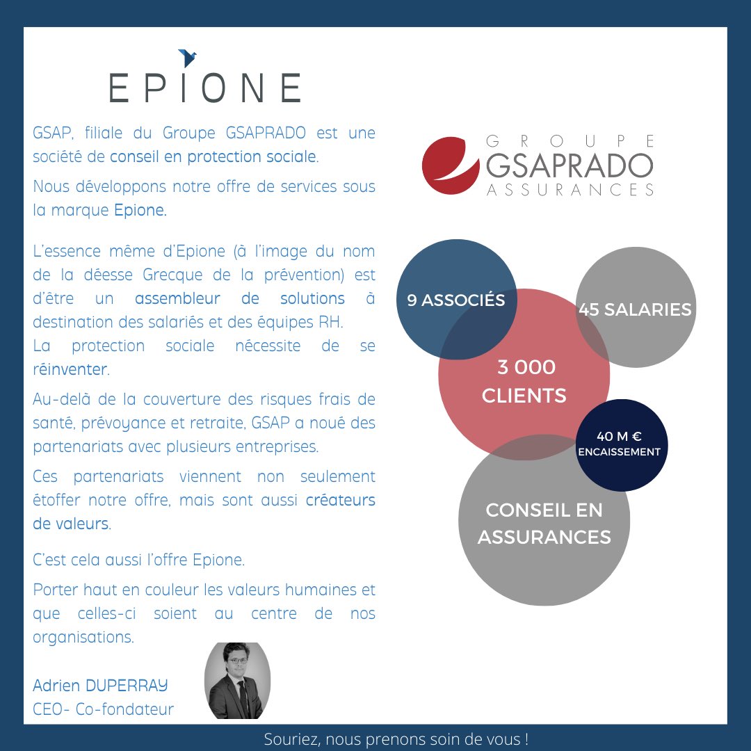 GSAP - GROUPE GSAPRADO (@gsap_epione) on Twitter photo 