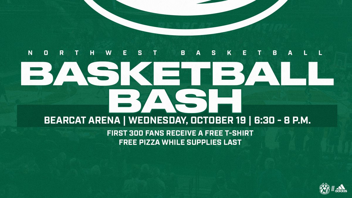 bearcatsports's tweet photo. ‼️ BASKETBALL BASH ‼️

Doors open at 6:30 p.m. with free t-shirts for the first 300 fans. Pizza is available while supplies last. The program gets underway at 7 p.m. with team introductions followed by the annual celebrity game. https://t.co/JYKvKL1oip