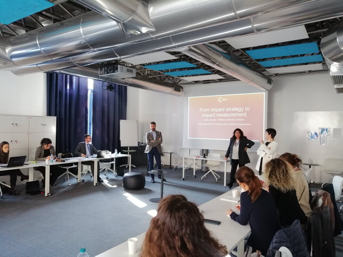 CottinoImpact's tweet photo. Oggi in aula con la 3° sessione di "Impact Education for Transformative Leaders and Organizations", progettata insieme ad @UITORINO e #Skillab
Insieme a Danny Casprini, @Tiresia_Polimi:
- strumenti della valutazione d'impatto
- come operare nell'ambito della #ImpactEconomy https://t.co/Lbj52r603e