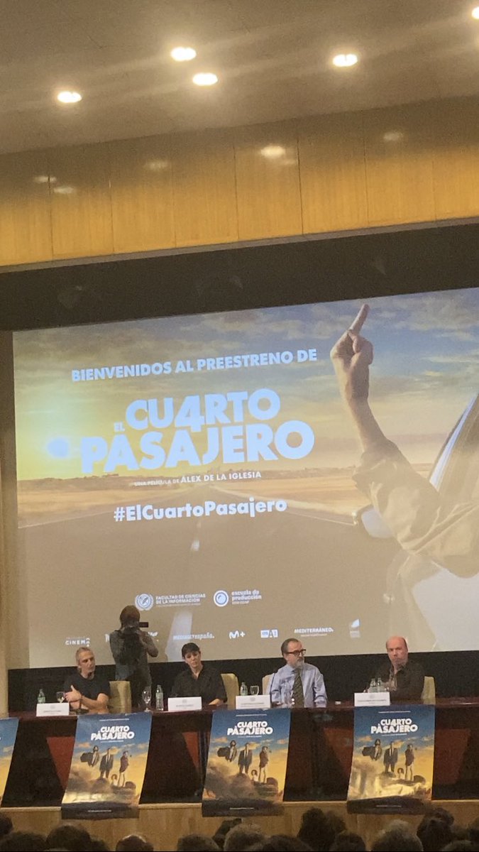 Brutal #elcuartopasajero me he reído muchísimo, 28 de octubre en cines