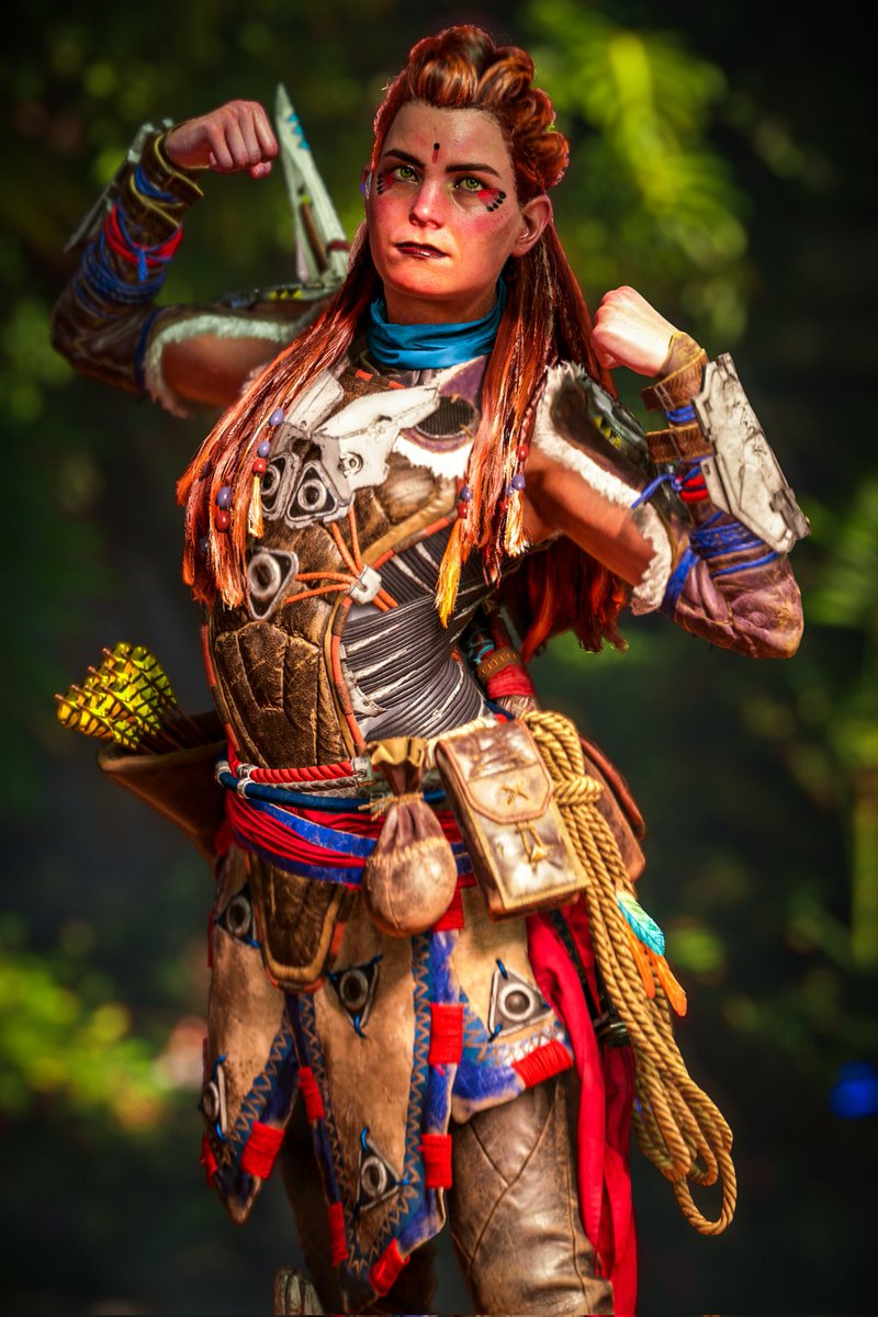 BadGamerElite's tweet photo. Be strong and courageous! The world needs you. #HorizonForbiddenWest #VirtualPhotography #vpdiversity https://t.co/ahMr9V49nW