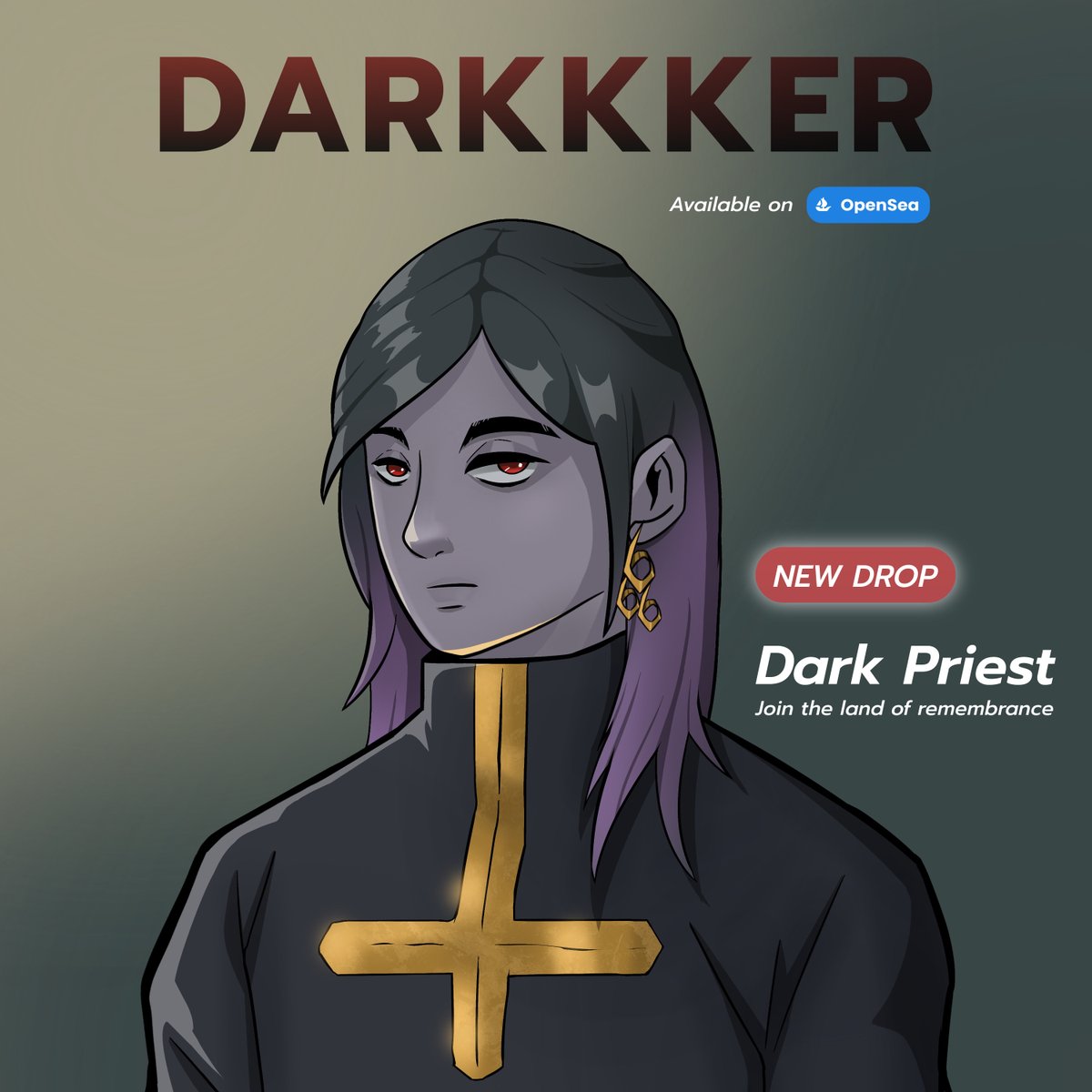 Balllokteacher's tweet photo. Dark Priest joins the Land of remembrance
#nftarti̇st #NftColllectors  #NFTTHAILAND  #opensea #darkkker #NFTcollections https://t.co/IJwPq9LRcK