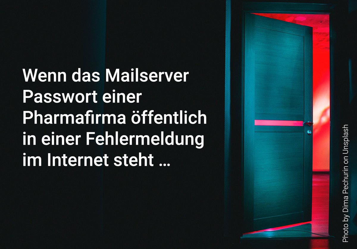 Damit hätten Kriminelle echte Mails im Namen des Unternehmens senden können, z.B. um #Fakenews zu verbreiten od. sensible Daten abzugreifen.

Was wir noch so finden? Wir sind vom 25.-27.10. auf der #itsa22 und zeigen gerne, was es bei euch zu entdecken gibt. <a href="/Bitkom/">Bitkom</a> Security Area