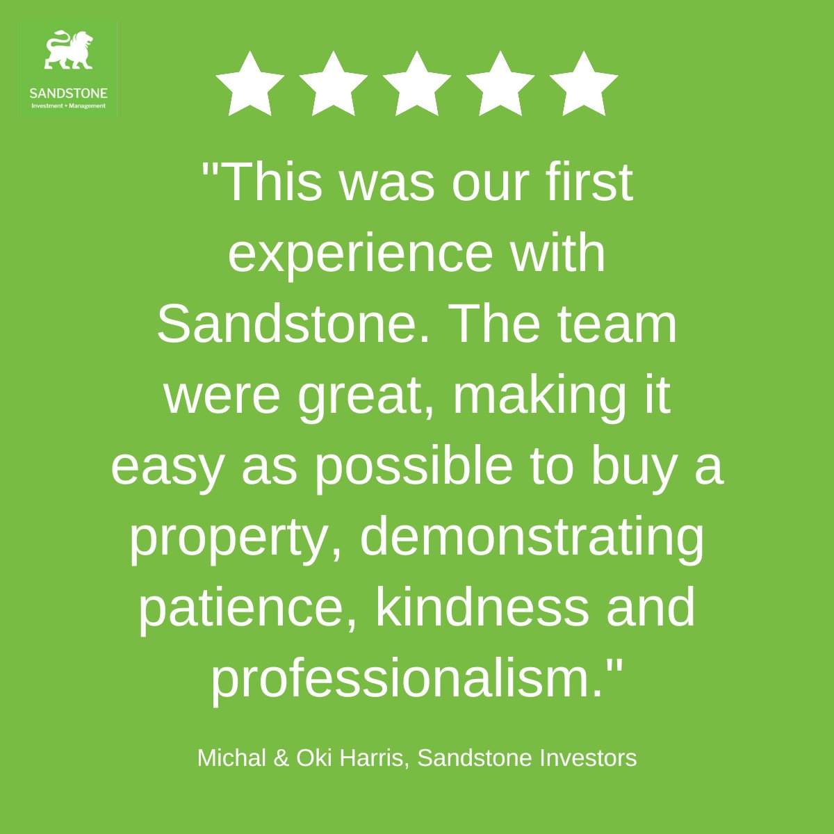 Sandstone_UK's tweet photo. From first time investors to long-term clients, we are committed to make your experience investing with Sandstone as pleasant as possible.

Find out more about how to invest: https://t.co/OUJNWMPCwt

#sandstoneuk #propertyinvestment #investing https://t.co/zSANfqE19u