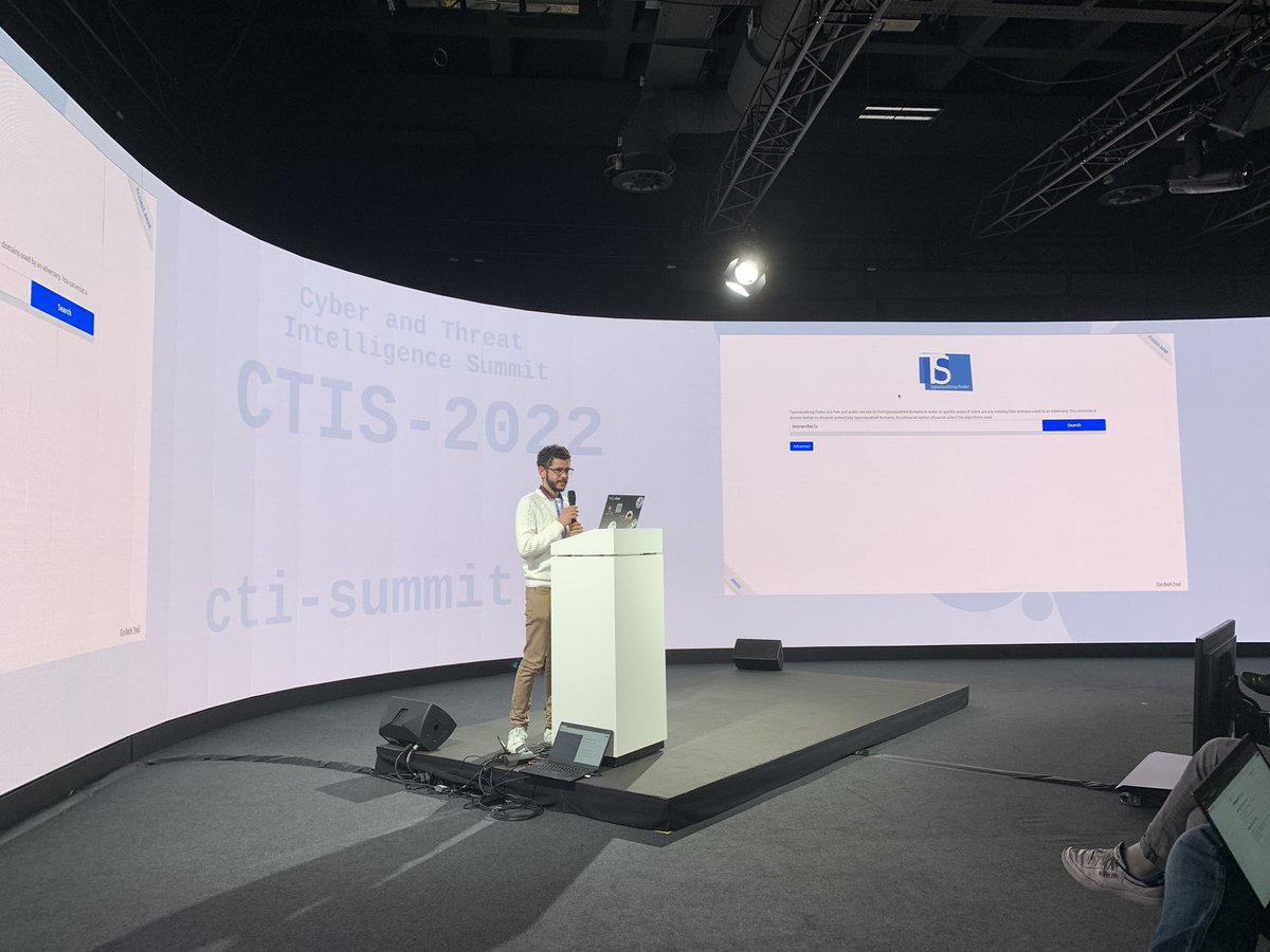 First lightning talk, <a href="/cruciani_david/">David Cruciani</a> setting the bar high by presenting his new typo squatting tool.

It’s his first conference talk, quite the feat to start by presenting such an awesome piece of work!