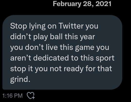 Demonknight52's tweet photo. Didn't get to play my senior year do to a lil family trouble and COVID. The next move was to play semi-pro football. Last season was a warm up this season will be different https://t.co/a9IKPjzwpX