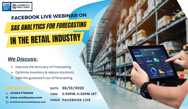 sankhayana's tweet photo. Register your interest here: https://t.co/tvBciKkcKc
#sankhyana #SankhyanaEducation #SAS #forcasting #forcast #retail #analytics #analysis #industrial #industry #BTech #art #artist #ad #adventure #wholesale #fashion #shopping #business #design #retaildesign #onlineshopping https://t.co/oDsHEPuZF1