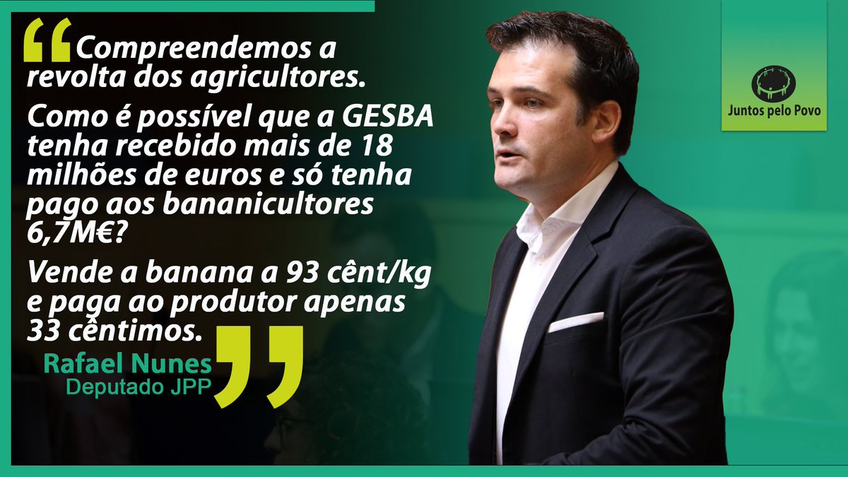 MovimentoJPP's tweet photo. #JPP #JuntosPeloPovo #Juntos #grupoparlamentarJPP #ALRAM #GESBA #Banana #Agricultura #Justiça 

🗣 Rafael F. Nunes https://t.co/QwXd0TWxUR