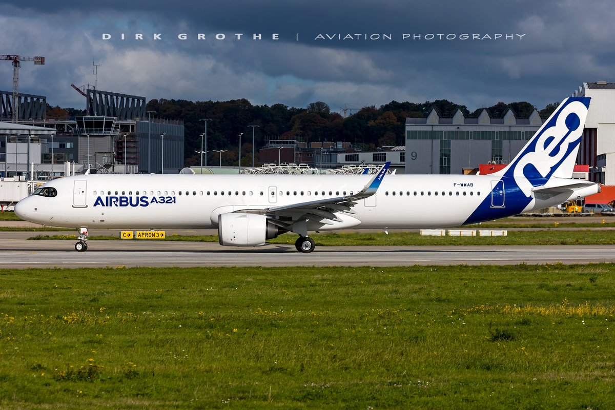 digro65's tweet photo. triple completed for the gamechanger!
the 3rd and last @Airbus #A321XLR protoype F-WWAB (msn 11080) at Airbus Hamburg today...
will join the test-program soon together with the 1st (F-WXLR, msn 11000) and 2nd (F-WWBZ, msn 11058) XLR prototypes... @AirbusPRESS https://t.co/e97RPO7YId