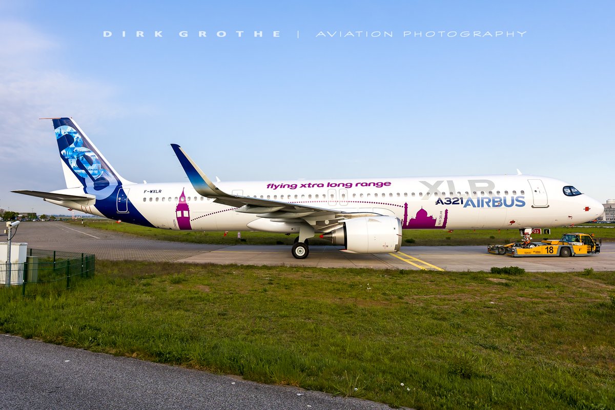 digro65's tweet photo. triple completed for the gamechanger!
the 3rd and last @Airbus #A321XLR protoype F-WWAB (msn 11080) at Airbus Hamburg today...
will join the test-program soon together with the 1st (F-WXLR, msn 11000) and 2nd (F-WWBZ, msn 11058) XLR prototypes... @AirbusPRESS https://t.co/e97RPO7YId