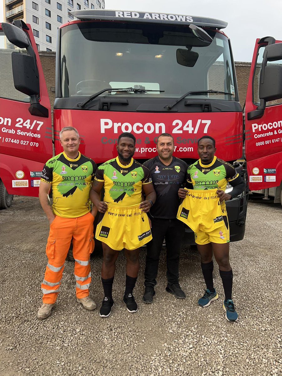 leedsrhinos's tweet photo. Well done to local business ProCon, and their directors Damien and Dave who booked the Lewis Jones Suite for Jamaica v Ireland and gave all 210 tickets to young people and families from Chapeltown and Kirkstall, plus paid for food and a gift to take away as a momento #GivingBack https://t.co/aWFfBbEyvx