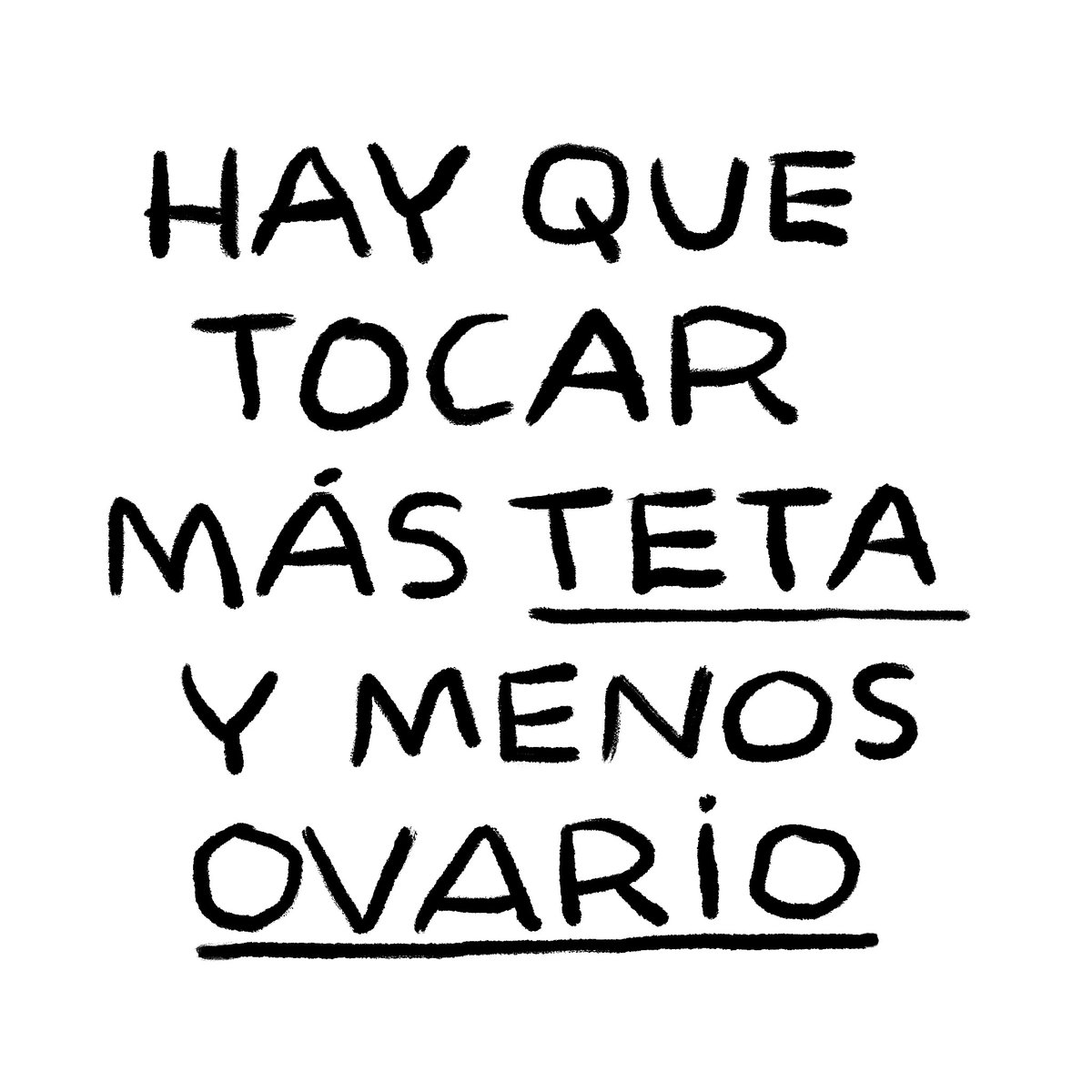 Que se haga marketing de un tema tan serio da grima. Me toca los ovarios que marcas grandes me propongan acciones benéficas, a veces sin cobrar, para el #DiaMundialDelCancerDeMama. Solo porque toca hacer branding. Amigas, toquémonos las #tetas, pero que no nos toquen los ovarios.