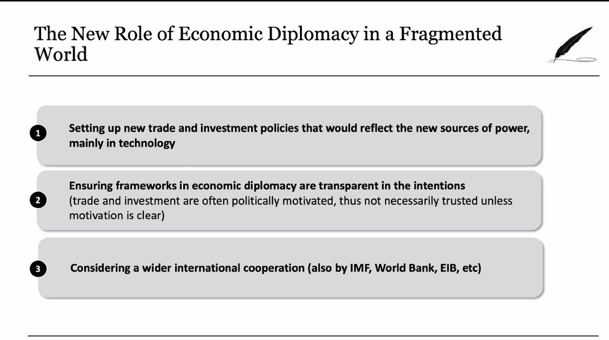 The New Role of Economic Diplomacy in a Fragemented World
الدور الجديد للدبلوماسية الاقتصادية في عالم مجزأ
#KnowTalks #FrankfurtBookfair #Economy #InternationalAffairs
#حوارات_المعرفة #معرض_فرانكفورت #المعرفة #الاقتصاد #التنمية #العولمة