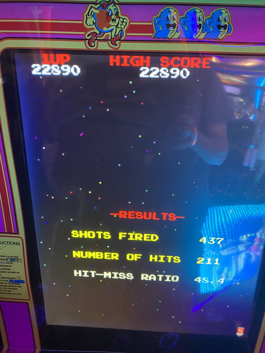 caseybourque's tweet photo. @Super70sSports Had the insane pleasure of playing some Space Invaders and Galaga last weekend. SI is hard as hell! Of course high score has to be ASS https://t.co/FZkAZPYElo