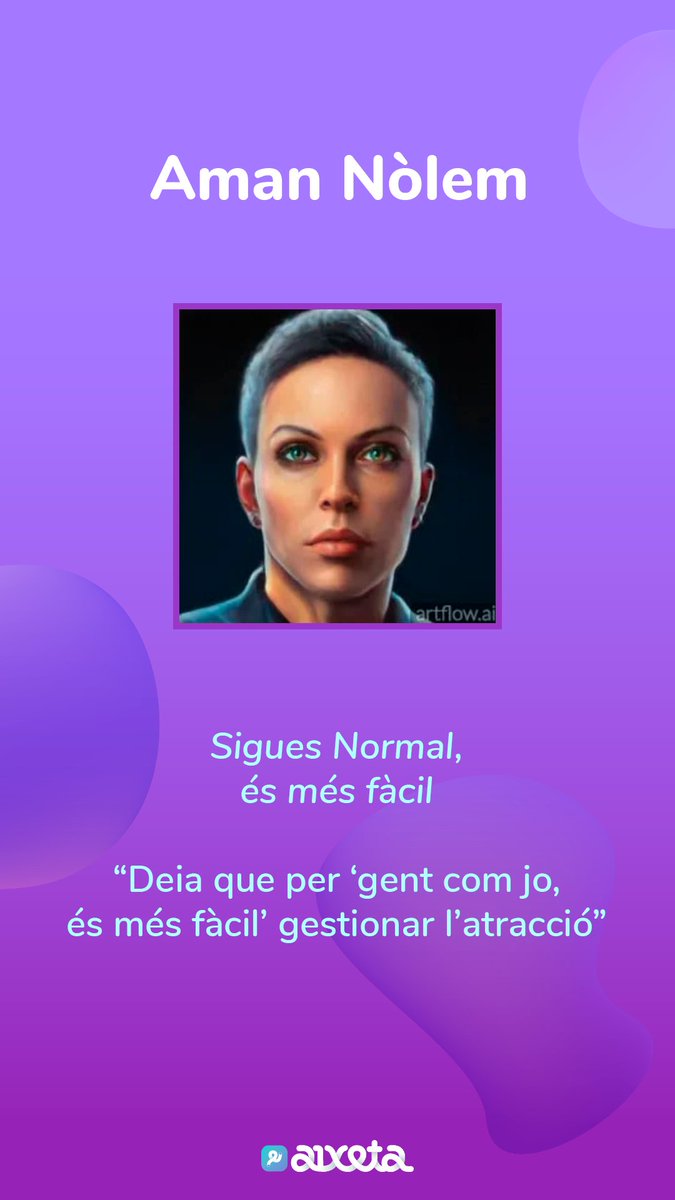 Sigues Normal, és més fàcil!
<a href="/cibersheep/">Joan CiberSheep (ell / això)</a> 

amannolem.aixeta.cat/ca/posts/sigue…